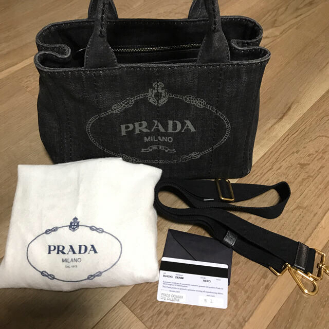 プラダ PRADA カナパ NERO Sサイズ