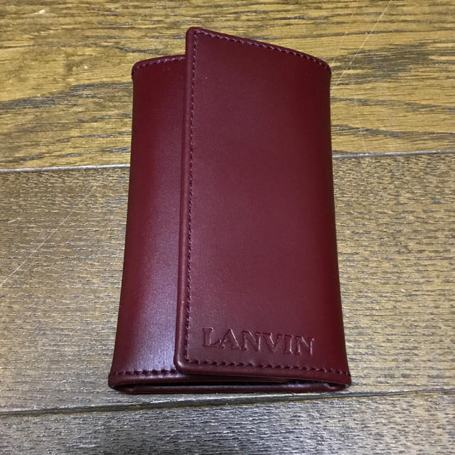 LANVIN(ランバン)のLANVIN paris  キーケース ボルドー 美品 レディースのファッション小物(キーケース)の商品写真