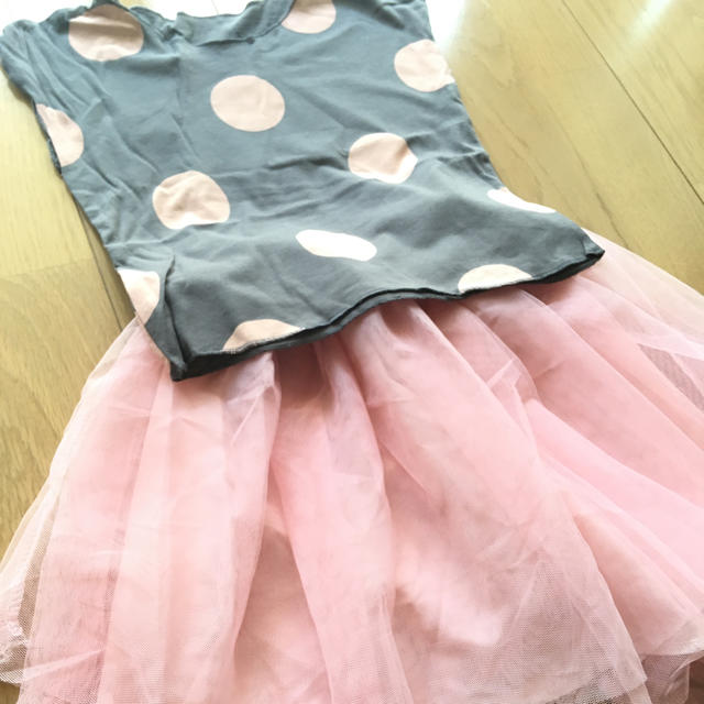 在庫処分❤️ 【120cm】ラスト ピンク カットソー&スカッツセット キッズ/ベビー/マタニティのキッズ服女の子用(90cm~)(その他)の商品写真