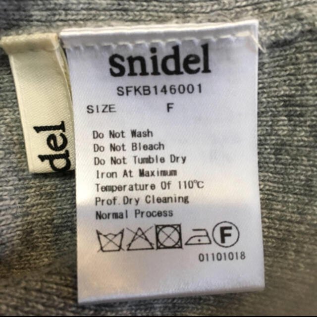 SNIDEL(スナイデル)のsnidel シースルー 半袖ニット レディースのトップス(カットソー(半袖/袖なし))の商品写真