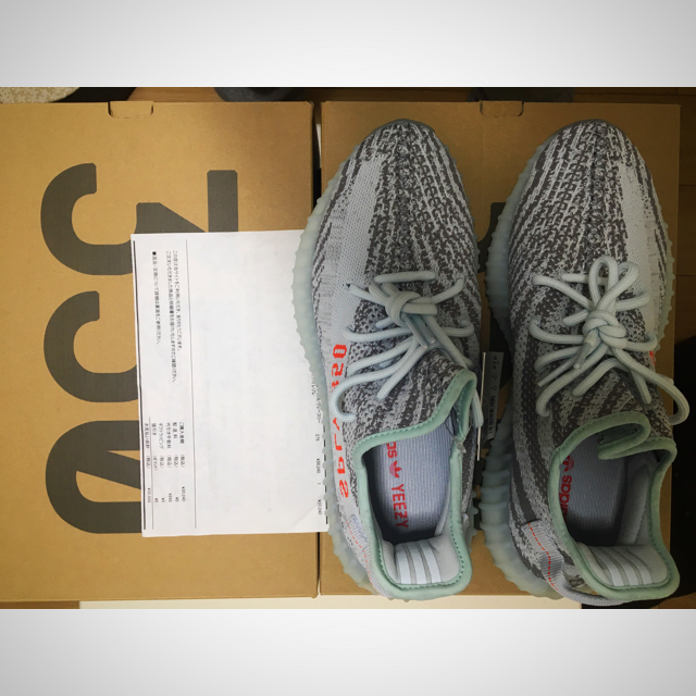 adidas(アディダス)のYEEZY BOOST 350 V2 BLUE TINT 27.5 ① メンズの靴/シューズ(スニーカー)の商品写真