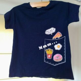 ザラ(ZARA)の新品未使用　タグ付　ZARA　プリント　Tシャツ　ネイビー 　116　6歳(Tシャツ/カットソー)