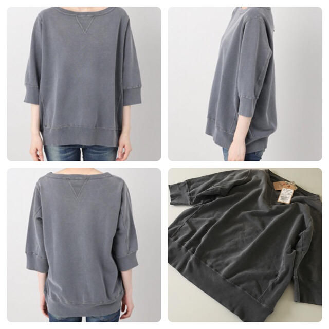 L'Appartement DEUXIEME CLASSE(アパルトモンドゥーズィエムクラス)の アパルトモン  REMI RELIEF レミレリーフ クルーネック SWEAT レディースのトップス(トレーナー/スウェット)の商品写真