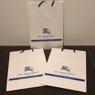 バーバリーブルーレーベル(BURBERRY BLUE LABEL)のバーバリーブルーレーベルX3(ショップ袋)