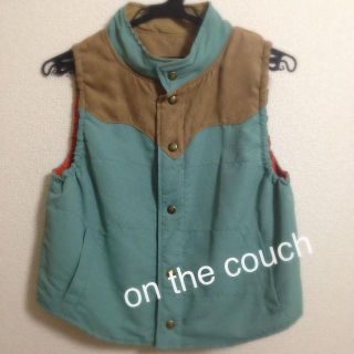 オンザカウチ(on the couch)のon the couch ベスト(ダウンベスト)