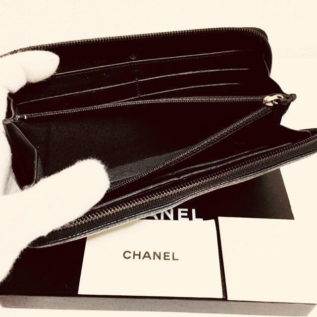 CHANEL(シャネル)の163❤️超美品❤️最新❤️シャネル❤️ジップ 長財布❤️正規品鑑定済み❤️ レディースのファッション小物(財布)の商品写真