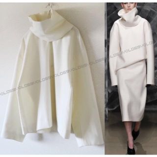 ジルサンダー(JIL SANDER)のジルサンダー フランネル スヌードトップス(トレーナー/スウェット)
