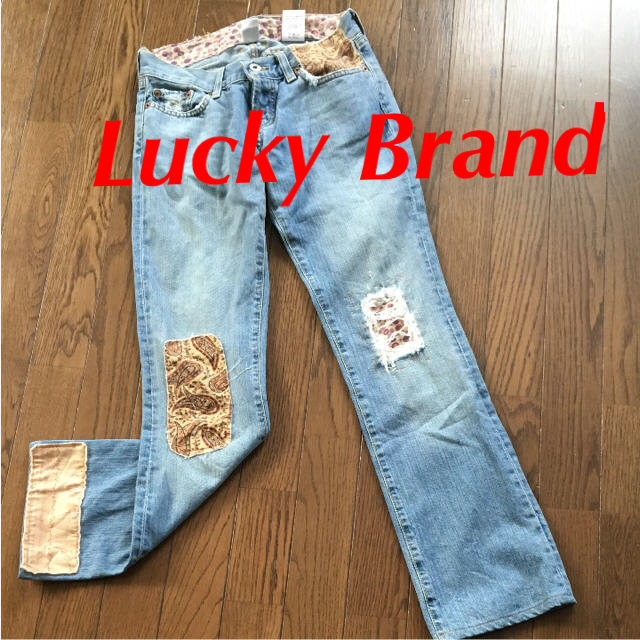 Lucky Brand デニム ダメージ NY購入 メイドインUSA ジーンズ