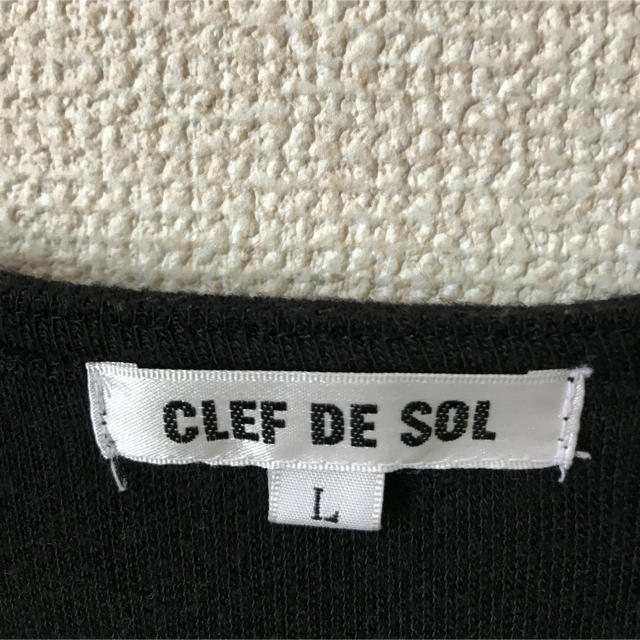 CLEF DE SOL(クレドソル)のシャツワンピース CLEF DE SOL レディースのワンピース(ミニワンピース)の商品写真