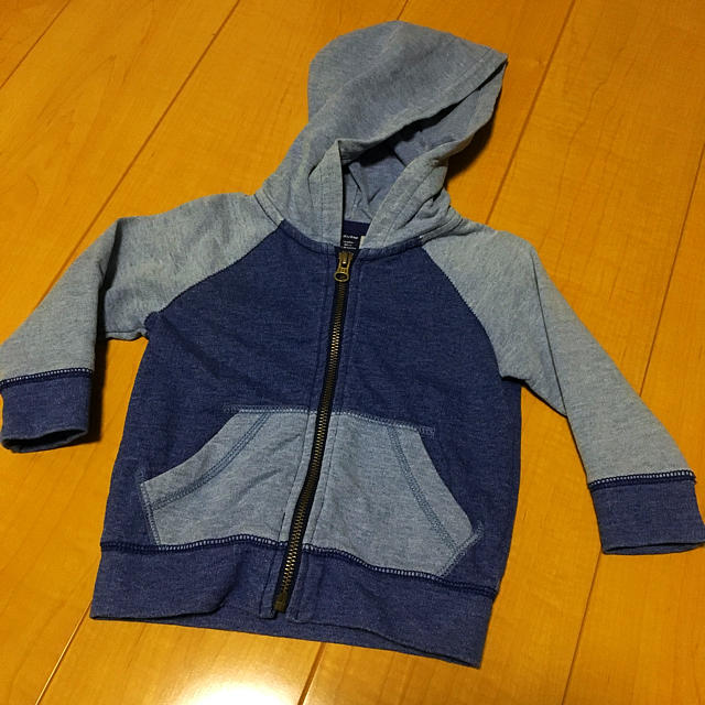 babyGAP(ベビーギャップ)のbabyGap  インディゴパーカー キッズ/ベビー/マタニティのベビー服(~85cm)(その他)の商品写真