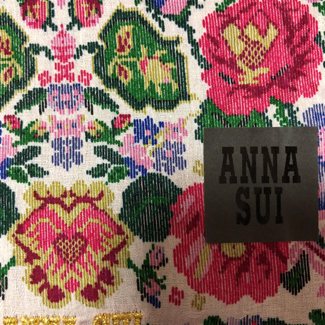 ANNA SUI(アナスイ)のアナスイ  大判ハンカチ  新品  タグ付き 値下げ レディースのファッション小物(ハンカチ)の商品写真
