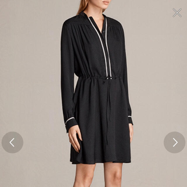 All Saints(オールセインツ)の【ALLSAINTS】RICA DRESS/新品未使用！ レディースのワンピース(ひざ丈ワンピース)の商品写真