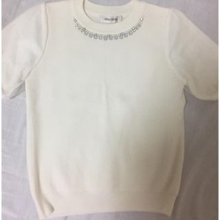 ミッシュマッシュ(MISCH MASCH)の新品*ミッシュマッシュ*半袖シフォンニット*(ニット/セーター)