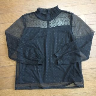 イング(INGNI)のはち♥'sshop様 専用 INGNI ドット チュールトップス(カットソー(長袖/七分))