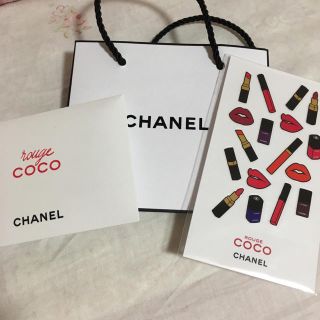 シャネル(CHANEL)のシャネル 非売品 ステッカー ルージュ 口紅 ノベルティ(サンプル/トライアルキット)