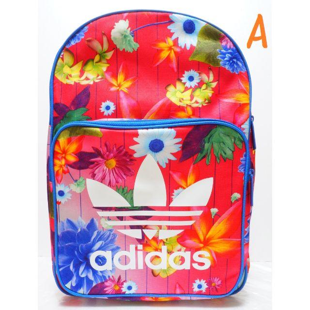 adidas(アディダス)の新品 即発送 アディダスオリジナルス 花柄 リュック 大容量 A レディースのバッグ(リュック/バックパック)の商品写真