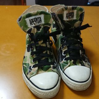 アベイシングエイプ(A BATHING APE)のA BATHING APE  ベイプ  迷彩 スニーカー   27.0cm(スニーカー)