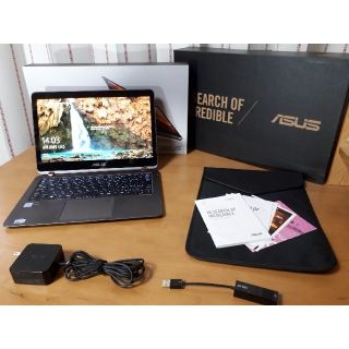 エイスース(ASUS)の【i7/SSD512】Zenbook Flip UX360UA-6500（美品）(ノートPC)