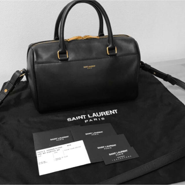 Saint Laurent ベイビーダッフル 2WAYショルダーバッグ ブラックバッグ