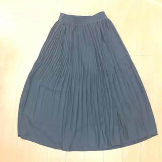 ジーユー(GU)の美品 プリーツスカート♡ミモレ丈 ロング (ロングスカート)