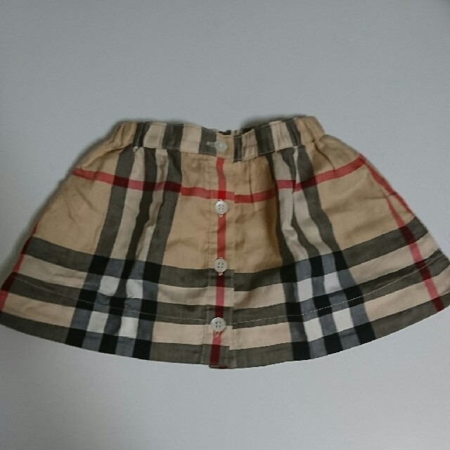 BURBERRY(バーバリー)のバーバリー 80cm チェックスカート キッズ/ベビー/マタニティのベビー服(~85cm)(スカート)の商品写真