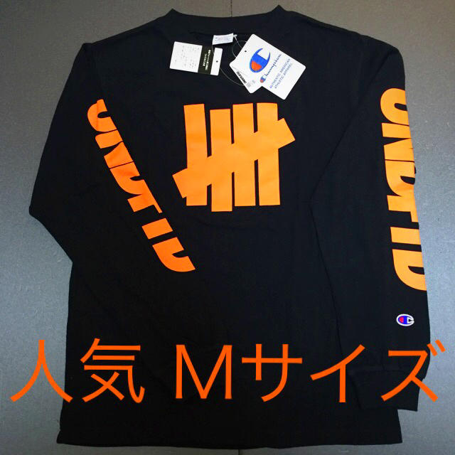 UNDEFEATED(アンディフィーテッド)の新品 M UNDEFEATED CHAMPION LOGO Tee チャンピオン メンズのトップス(Tシャツ/カットソー(七分/長袖))の商品写真