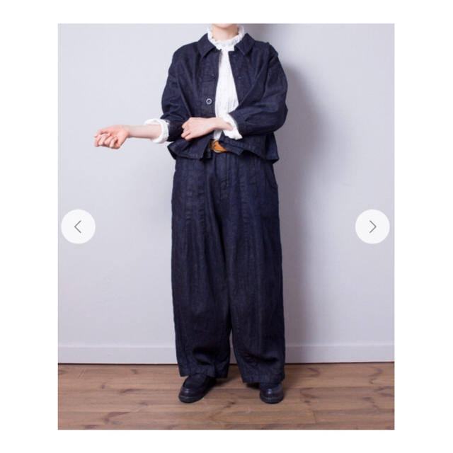 nest Robe ＊ コットンリネンデニムファティーグパンツ