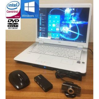 エヌイーシー(NEC)の即使用可/送料込み/NEC/ﾒﾓﾘ4G/HDD500G/Win10(ノートPC)