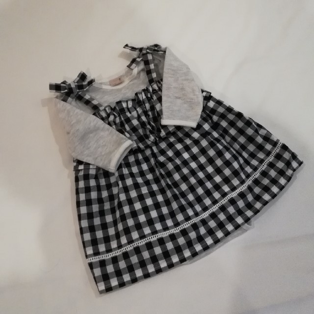 petit main(プティマイン)のe様専用♥️プティマイン♡セットアップ　70 キッズ/ベビー/マタニティのベビー服(~85cm)(ワンピース)の商品写真