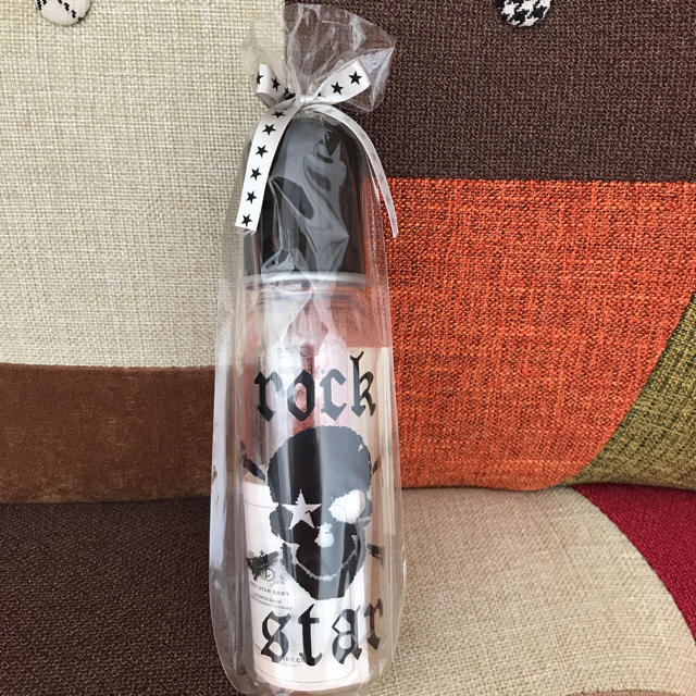 💀ROCK STAR BABY 哺乳瓶 ドクロ L ブラック☠️ キッズ/ベビー/マタニティの授乳/お食事用品(哺乳ビン)の商品写真