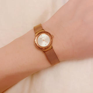 スカーゲン(SKAGEN)のお値下げ対応可能 スカーゲン 腕時計 ピンクゴールド(腕時計)