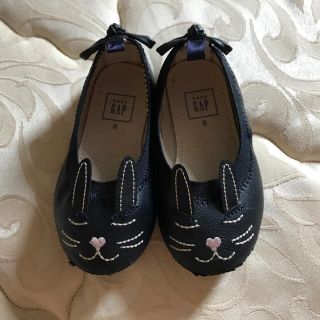 ベビーギャップ(babyGAP)のベイビーギャップ うさぎさんフェイスシューズ 12.5センチ〜13.5センチ(フラットシューズ)