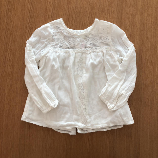 ZARA KIDS(ザラキッズ)の難あり☆ZARAトップス キッズ/ベビー/マタニティのキッズ服女の子用(90cm~)(ブラウス)の商品写真