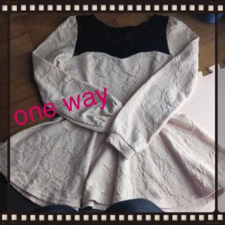 ワンウェイ(one*way)のone way♡ペプラムチュニック(チュニック)