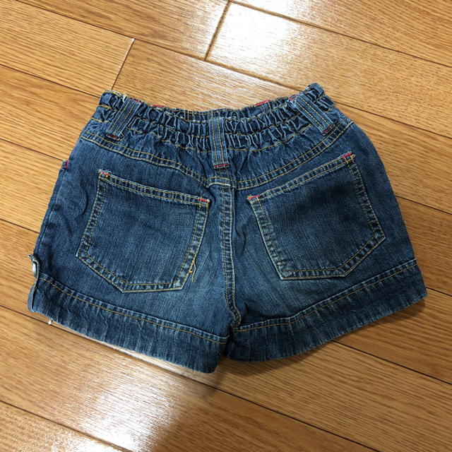 デニムショートパンツ 120cm キッズ/ベビー/マタニティのキッズ服女の子用(90cm~)(パンツ/スパッツ)の商品写真