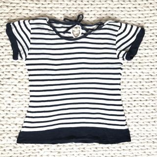 ロペ(ROPE’)のROPE ボーダー綿ニットTシャツ(Tシャツ(半袖/袖なし))