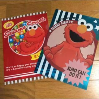 セサミストリート(SESAME STREET)のエルモクリアファイルセットです！！o(^▽^)o♡(ファイル/バインダー)