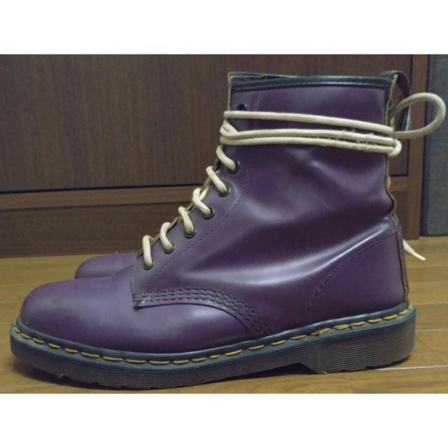 Dr.Martens(ドクターマーチン)のDr.Martens ドクターマーチン 紫 パープル UK8 メンズの靴/シューズ(ブーツ)の商品写真