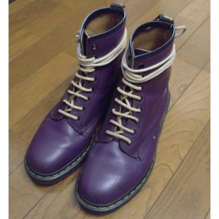 ドクターマーチン(Dr.Martens)のDr.Martens ドクターマーチン 紫 パープル UK8(ブーツ)