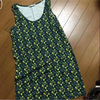 マウジー(moussy)のmoussy花柄タンクワンピースです(^O^)／♡ (タンクトップ)