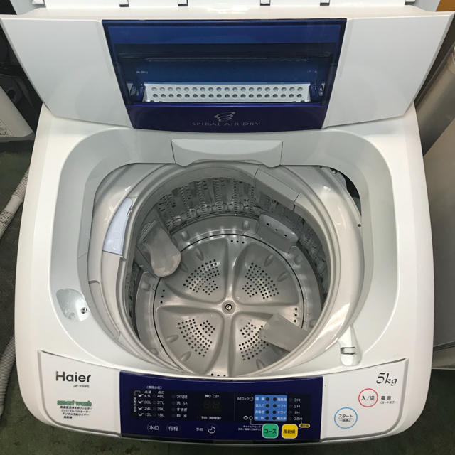 Haier(ハイアール)の⭐️Haier⭐️全自動洗濯機 2015年 5kg 美品 大阪市内配達無料 スマホ/家電/カメラの生活家電(洗濯機)の商品写真