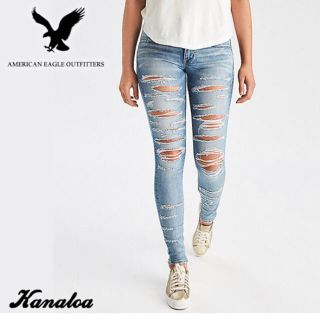 American Eagle - アメリカンイーグル ジェギング ダメージスキニー ...