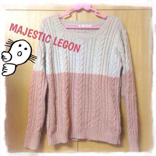 マジェスティックレゴン(MAJESTIC LEGON)のマジェ＊ニットPO(ニット/セーター)