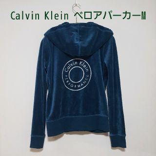 カルバンクライン(Calvin Klein)の美品 Calvin Klein カルバン・クライン ベロアパーカー M(パーカー)