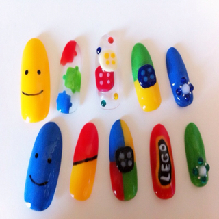 LEGO nail コスメ/美容のネイル(つけ爪/ネイルチップ)の商品写真