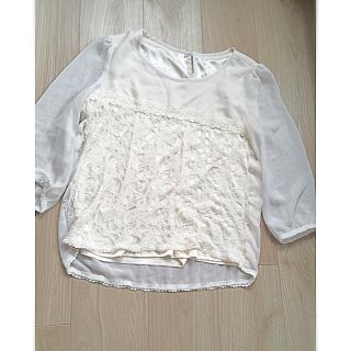 ミッシュマッシュ(MISCH MASCH)の【クロヒョウさま専用】ミッシュマッシュ レーストップス(カットソー(長袖/七分))