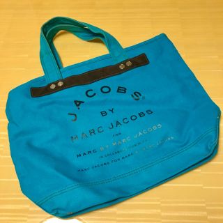 マークバイマークジェイコブス(MARC BY MARC JACOBS)のスカイブルー☁️キャンバスbag(トートバッグ)