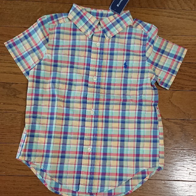 Ralph Lauren(ラルフローレン)のラルフローレン☆新品チェックシャツ キッズ/ベビー/マタニティのキッズ服男の子用(90cm~)(ブラウス)の商品写真