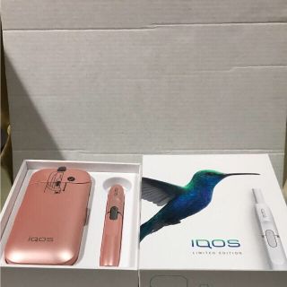 アイコス(IQOS)の最終値下げ IQOS 写真用 開封 未使用 限定カラー ロゼ ピンク ポーチなし(タバコグッズ)