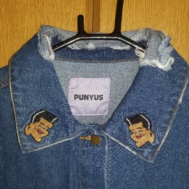 PUNYUS(プニュズ)のPUNYUS☆ししゅう入りダメージGジャン レディースのジャケット/アウター(Gジャン/デニムジャケット)の商品写真